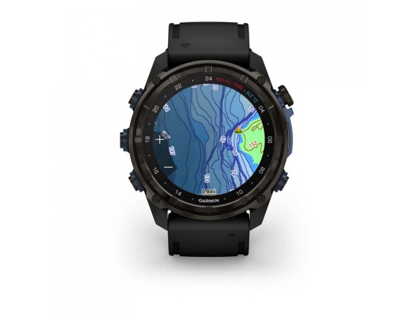 GARMIN Descent™ Mk3i - 51мм Carbon grey DLC титан с черна силиконова каишка