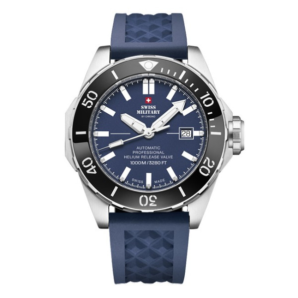 Swiss Military By Chrono SMA34092.02SET BLUE часовник с допълнителна силиконова каишка – classicwatches.bg