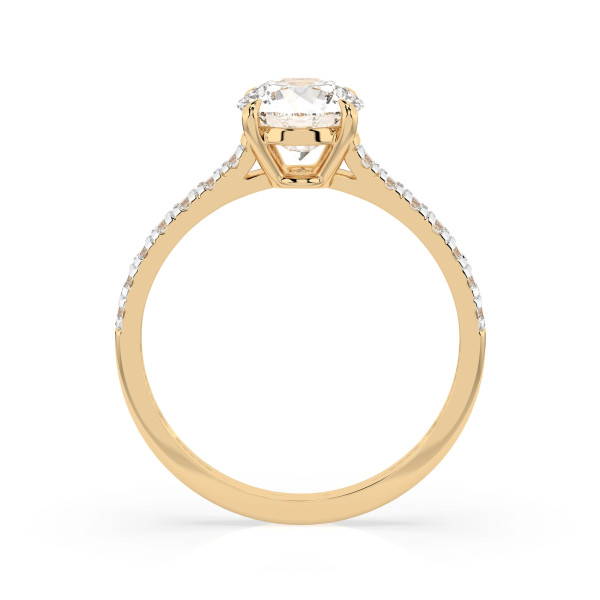 Cara пръстен с диаманти 0.70+0.21 ct GIA сертификат – ЗЛАТНО БИЖУ 14К K101-10094Y(5.7)/14K