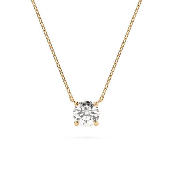 Cara колие с диамант 0.30 ct GIA сертификат – ЗЛАТНО БИЖУ 14К K104-10040Y(4.2)/14K
