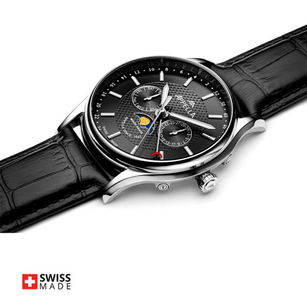 Appella L70013.5216QF сив мултифункционален циферблат classicwatches.bg