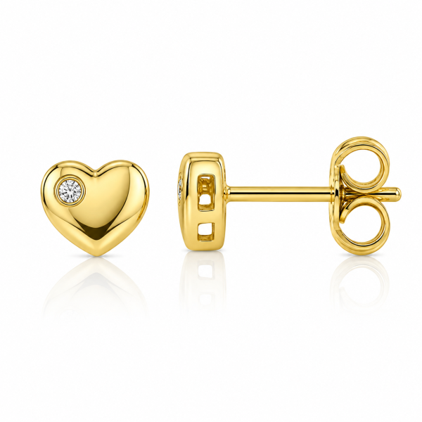 Cara Diamanti златни обеци с диаманти BB0462Y/0.01ctsSI/H
