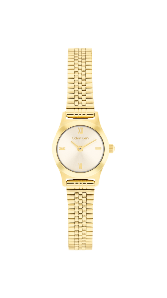 Calvin Klein 25100201 дамски часовник с циферблат цвят шампанско