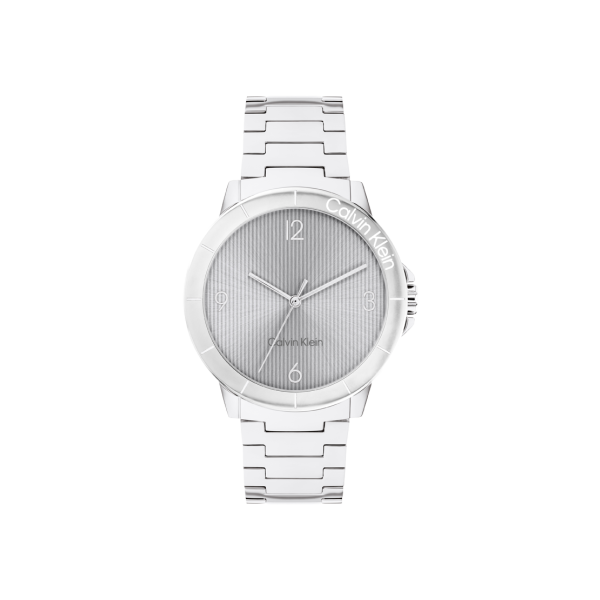 Calvin Klein 25100022 дамски часовник със сребрист циферблат