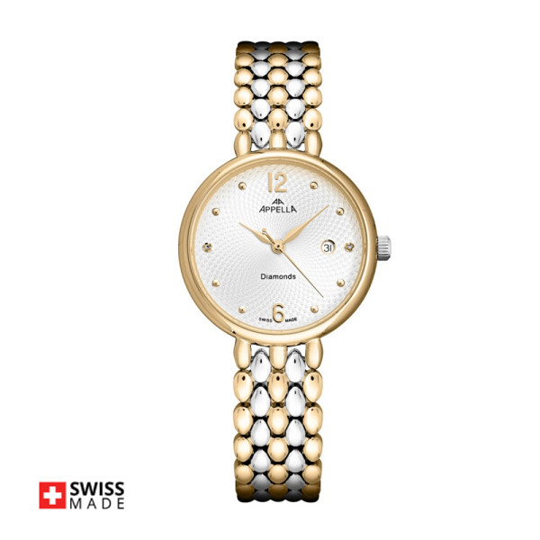 часовник Appella L50014.2173DQ дамски модел с диаманти classicwatches.bg