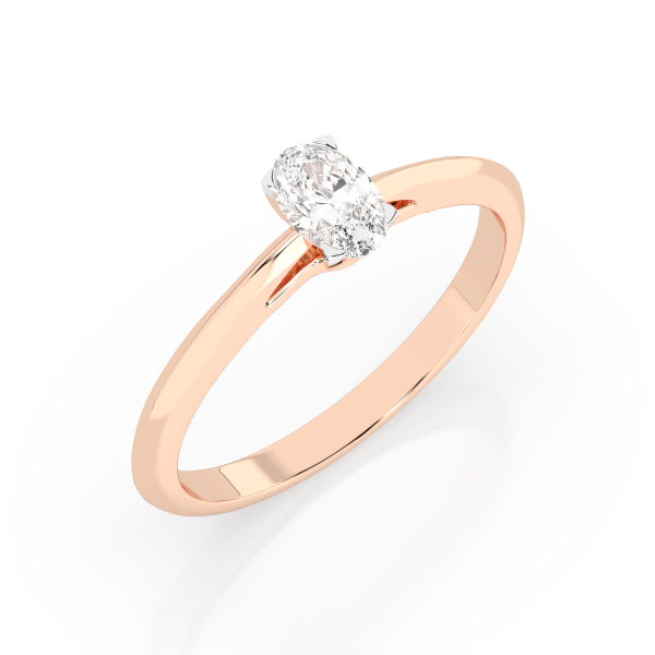 Cara пръстен с диамант 0.40 ct GIA сертификат K101-10190R OV
