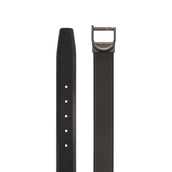 Колан S.T.Dupont D Logo Reversible Belt Black 9351200