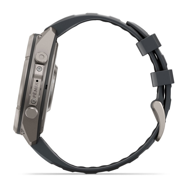 Garmin Fenix 9 Pro Titanium с Graphite/Black силиконова каишка 010-04336-26