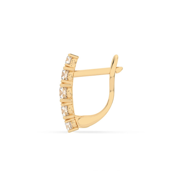 Cara обеци с диаманти 0.30+0.55 ct – ЗЛАТНО БИЖУ 14К K102-10128Y/14K