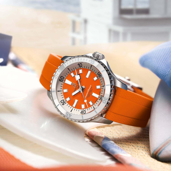 BREITLING SUPEROCEAN AUTOMATIC 36MM LADIES WATCH A17377211O1S1
