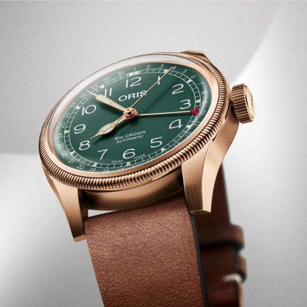 ORIS BIG CROWN POINTER DATE  40MM MEN'S WATCH 754 7741 3167-07 5 20 58BR