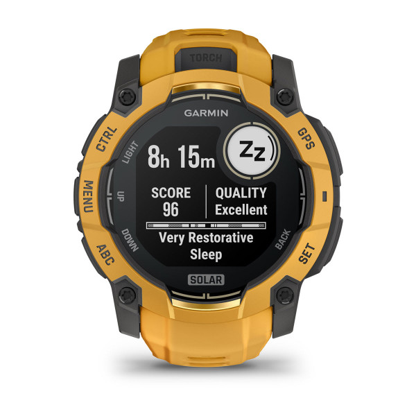 Garmin Instinct 3 Solar Sunburst със Sunburst/Grey каишка 010-02935-02