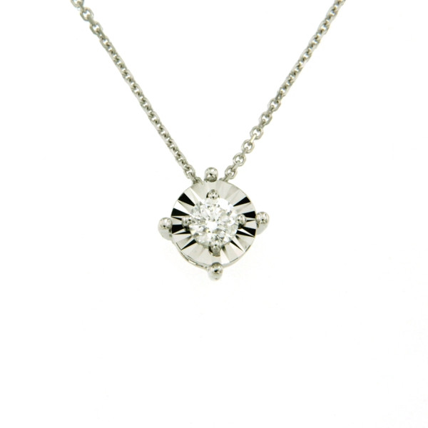 CARA DIAMANTI Златно колие с диамант CLN1559W/0.15ctSI/H
