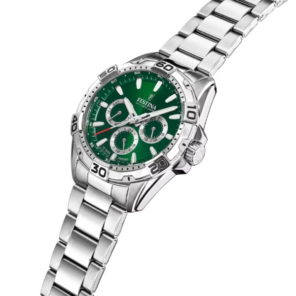 festina спортен часовник multifunction 10 atm зелен модел classicwatches.bg