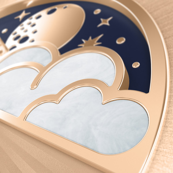 Часовник AVIATOR DOUGLAS MOONFLIGHT DIAMONDS 36M V.1.33.2.383.5