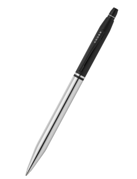 Cross Click Tuxedo - Chrome With Black химикалка