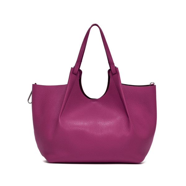 ДАМСКА ЧАНТА , ЕСТЕСТВЕНА КОЖА-РЪЧНА ИЗРАБОТКА GIANNI CHIARINI 9720/HOT PINK