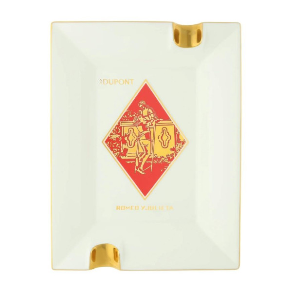 S.T.Dupont Ashtray Porcelain Romeo y Julieta White пепелник 6450
