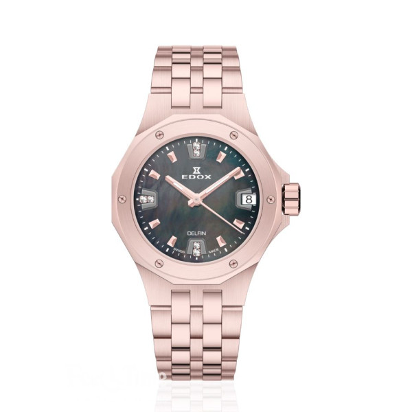 EDOX DELFIN THE ORIGINAL DIVER DATE LADY 33 ММ 53100-37RM-NANRND