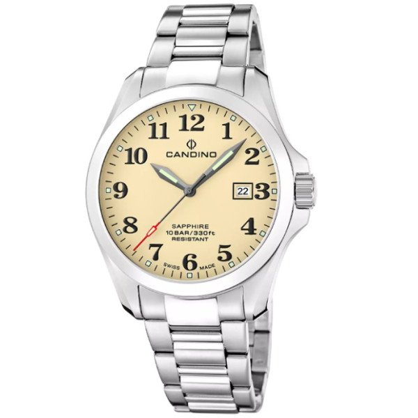 Candino C4785/1 мъжки часовник Field с бежов циферблат – classicwatches.bg