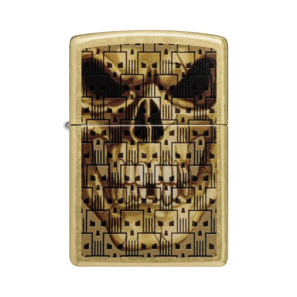 Zippo Skulls On Skulls Design запалка