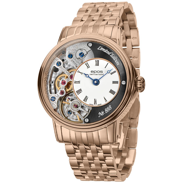 Часовник Epos 3435.313.24.25.34 Verso 2 – Rose PVD Limited Edition – classicwatches.bg