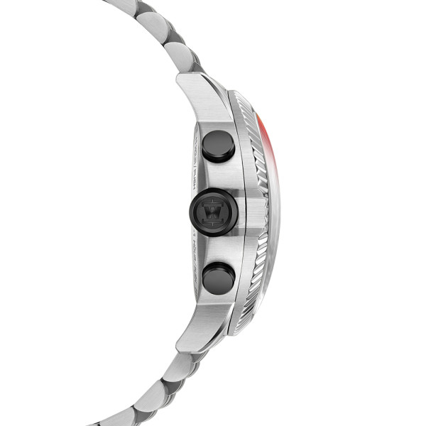 welder wwmd5000 мъжки часовник dual time стоманена верижка classicwatches.bg