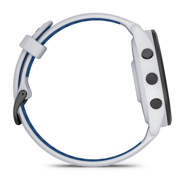 Garmin Forerunner 265 Black безел с Whitestone корпус и Whitestone/Tidal Blue силиконова каишка 010-02810-11