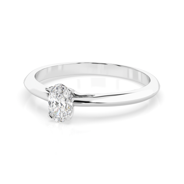 Cara пръстен с диамант 0.40 ct GIA сертификат K101-10190W OV