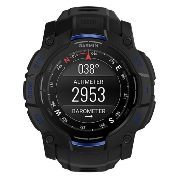 ЧАСОВНИК GARMIN INSTINCT CROSSOVER AMOLED BLACK С BLACK LIMITED EDITION 50MM 010-03020-03