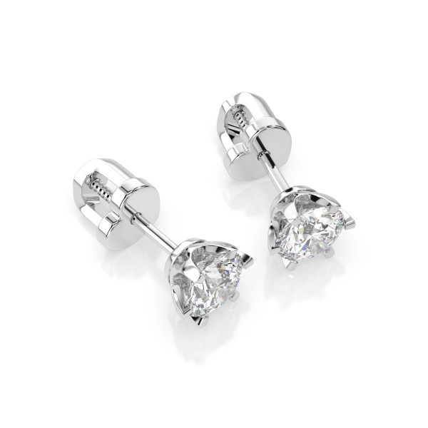 Cara обеци с диаманти 1.00 ct GIA сертификат – ЗЛАТНО БИЖУ 14К K102-10040/1W(5.1)/14K
