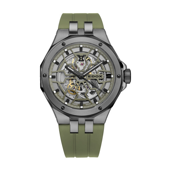 ЧАСОВНИК EDOX DELFIN THE ORIGINAL MECANO AUTOMATIC 43 ММ 85303-357GNCAV-VONB