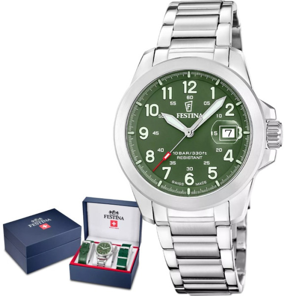 Festina F20081/3 мъжки швейцарски часовник Field – classicwatches.bg