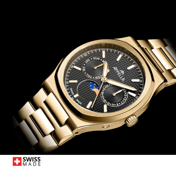 Appella L32006.1116QF дамски часовник с лунна фаза ClassicWatches.bg