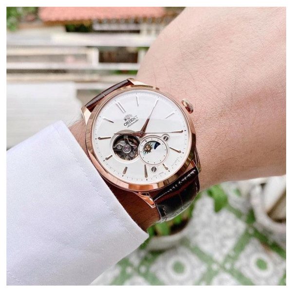 Orient RA AS0102S елегантен модел слънце и луна циферблат classicwatches.bg