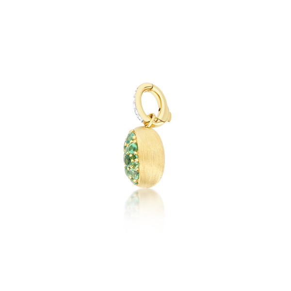 Nanis Boules Small висулка цаворит, диаманти PS28-609