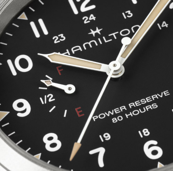 HAMILTON KHAKI FIELD MECHANICAL POWER RESERVE 40MM H69509130