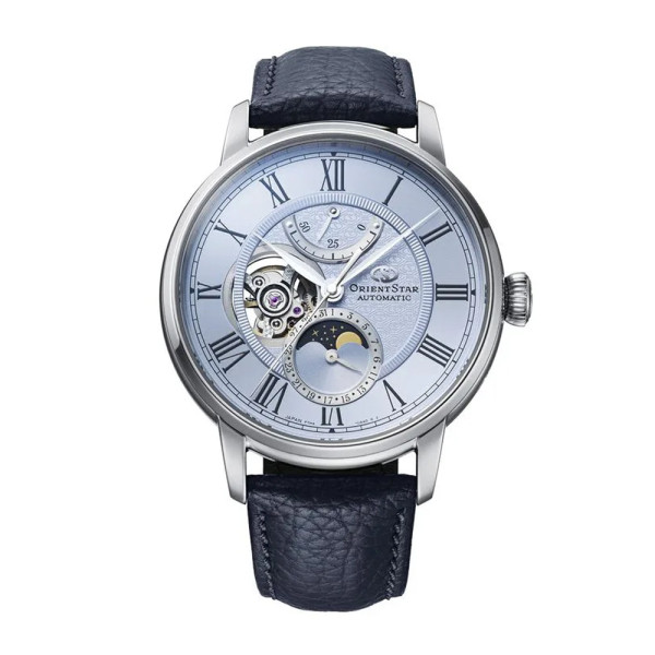 Orient Star RE-BT0007L часовник с индикатор за резерв и полускелетен циферблат ClassicWatches.bg