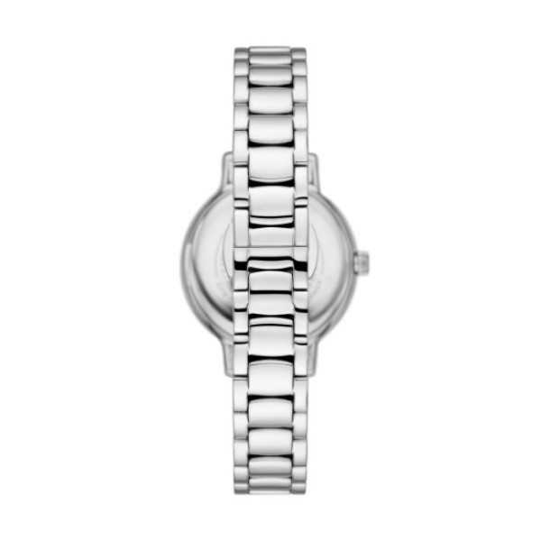 дамски часовник emporio armani ar11585 – корпус и верижка от благородна стомана, изглед отзад – оригинален от ClassicWatches.bg