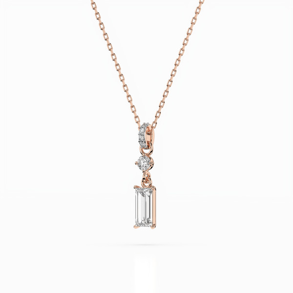 Cara колие с диаманти 0,04+0,32 ct GIA сертификат K104-10071/3R (0,30)