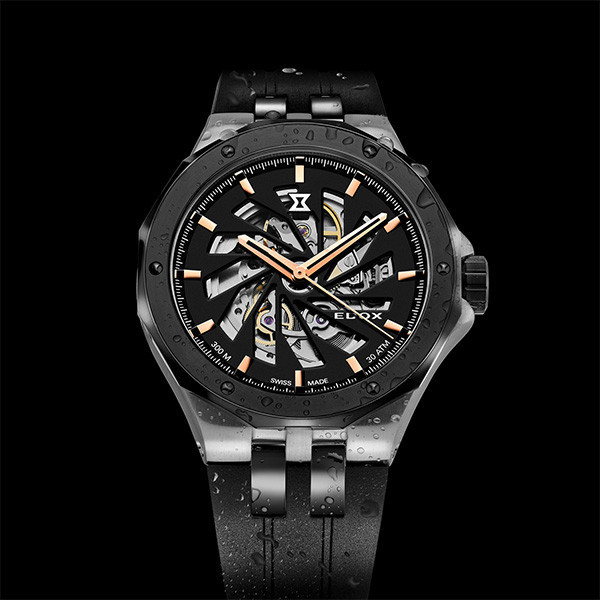 EDOX-DELFIN MECANO 60 ANNIVERSARY LIMITED EDITION MAN`S WATCH  - 85304 357GN NRN1
