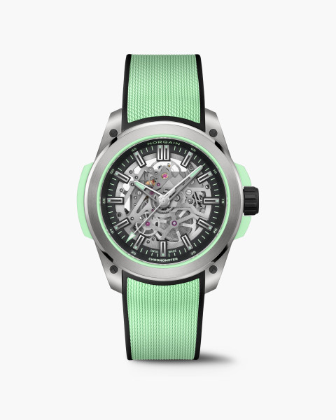 Norqain Wild One Skeleton Titanium Mint Green N3000.26T01.B01