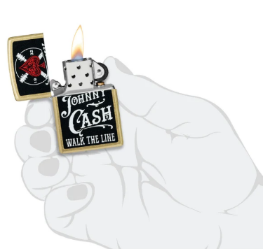 Zippo Johnny Cash запалка, 1932 Design