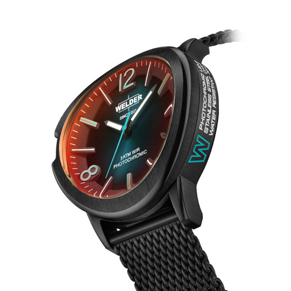 часовник welder черен корпус модерен стил 44 мм classicwatches.bg