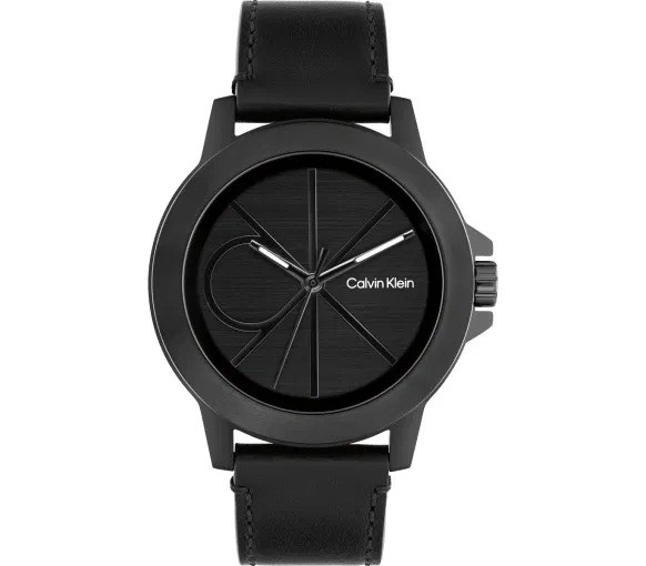 часовник calvin klein 25200525 мъжки черно pvd корпус classicwatches.bg