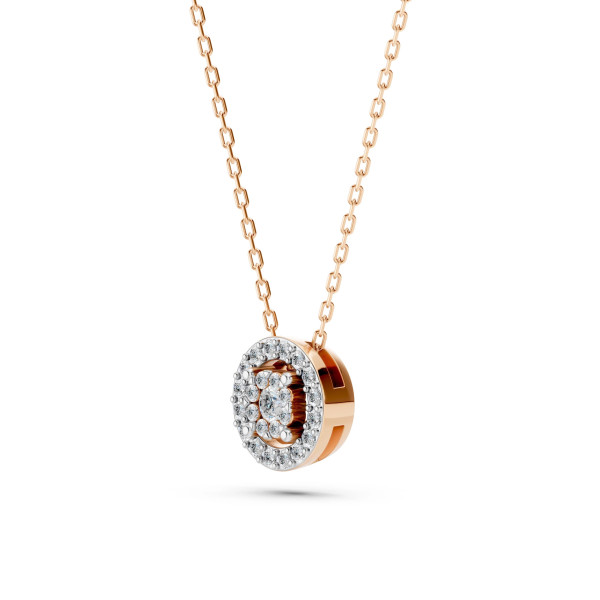 Cara колие с диаманти 0.03+0.11 ct – ЗЛАТНО БИЖУ 14К K104-10002R(2.0)/14K