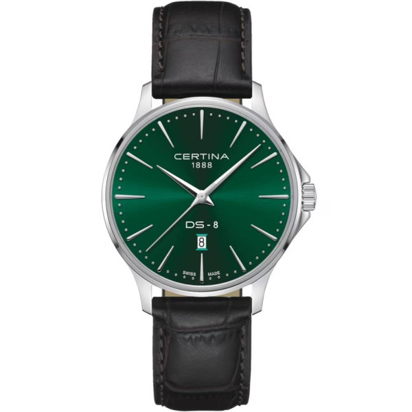 Часовник Certina DS Action C045.410.16.091.00 мъжки швейцарски кварцов модел със зелен циферблат и водоустойчивост 300 м. classicwatches.bg

