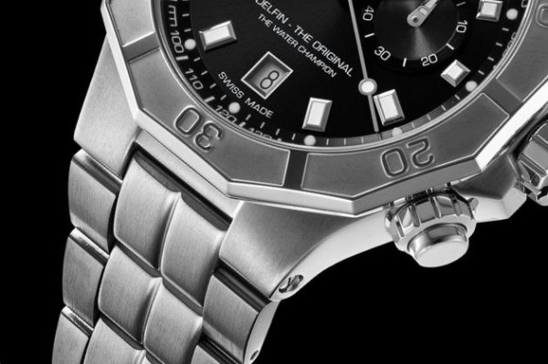 мъжки часовник Edox с черен циферблат и сапфирено стъкло