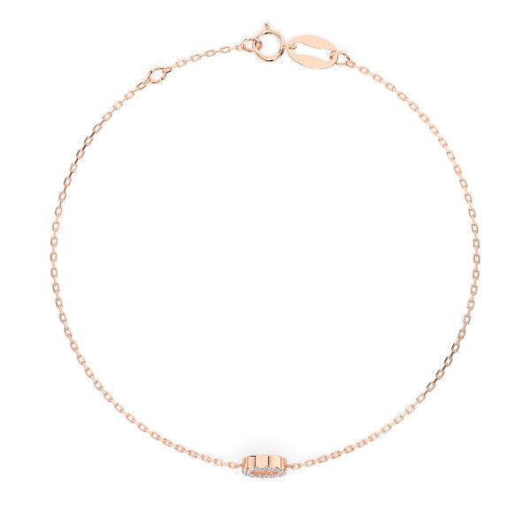 Cara гривна с диаманти 0.07 ct – ЗЛАТНО БИЖУ 14К K105-10015R/14K