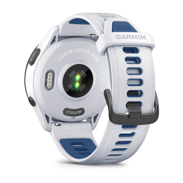 Garmin Forerunner 265 Black безел с Whitestone корпус и Whitestone/Tidal Blue силиконова каишка 010-02810-11